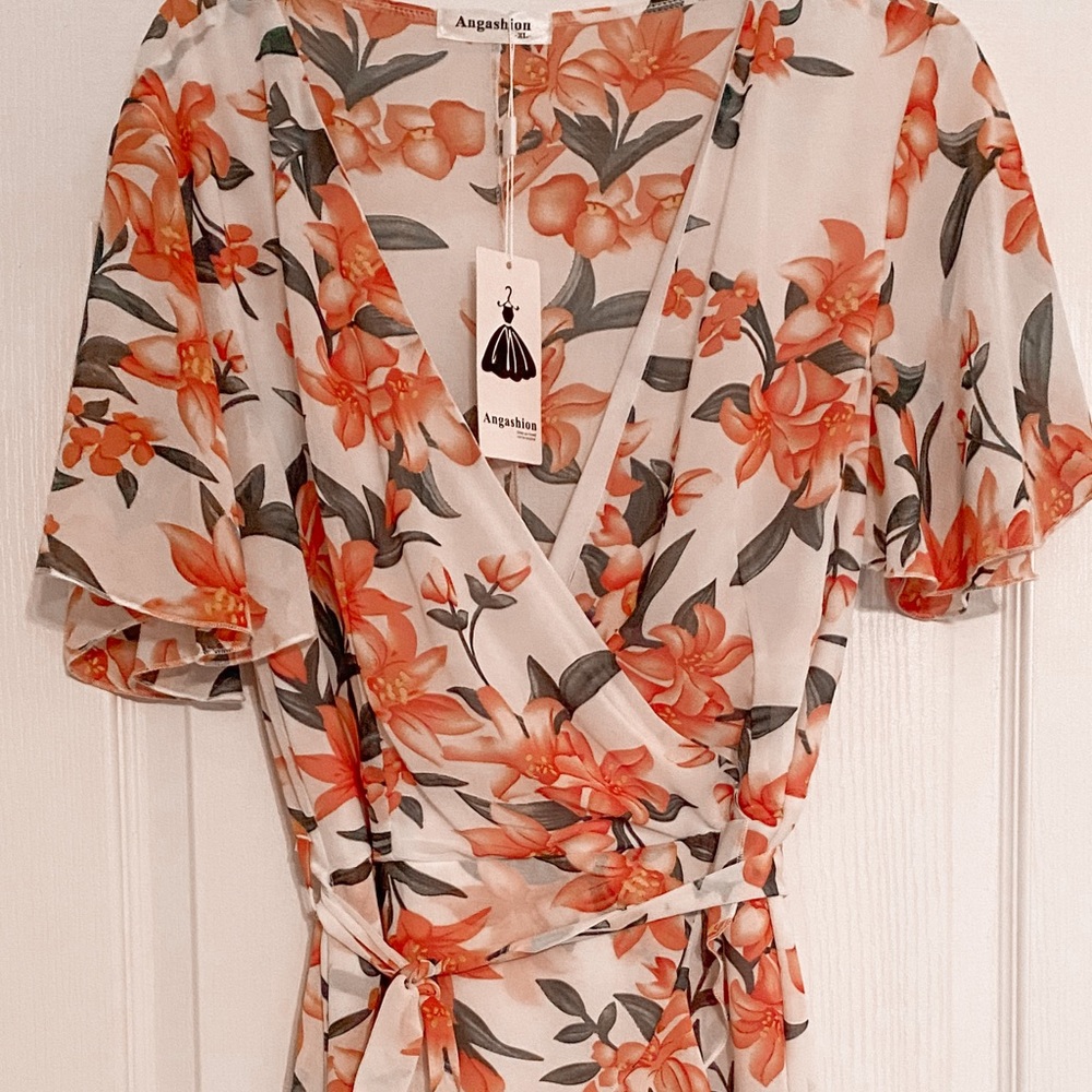 Floral mini dress